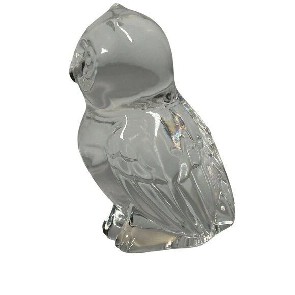 Beautiful PRINCESS HOUSE W Germany Lead Crystal WISE OWL Figurine Paperweight - Picture 3 of 10